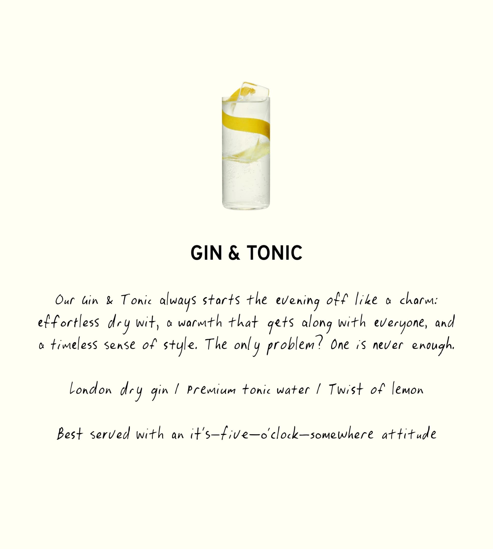 weekend cocktail