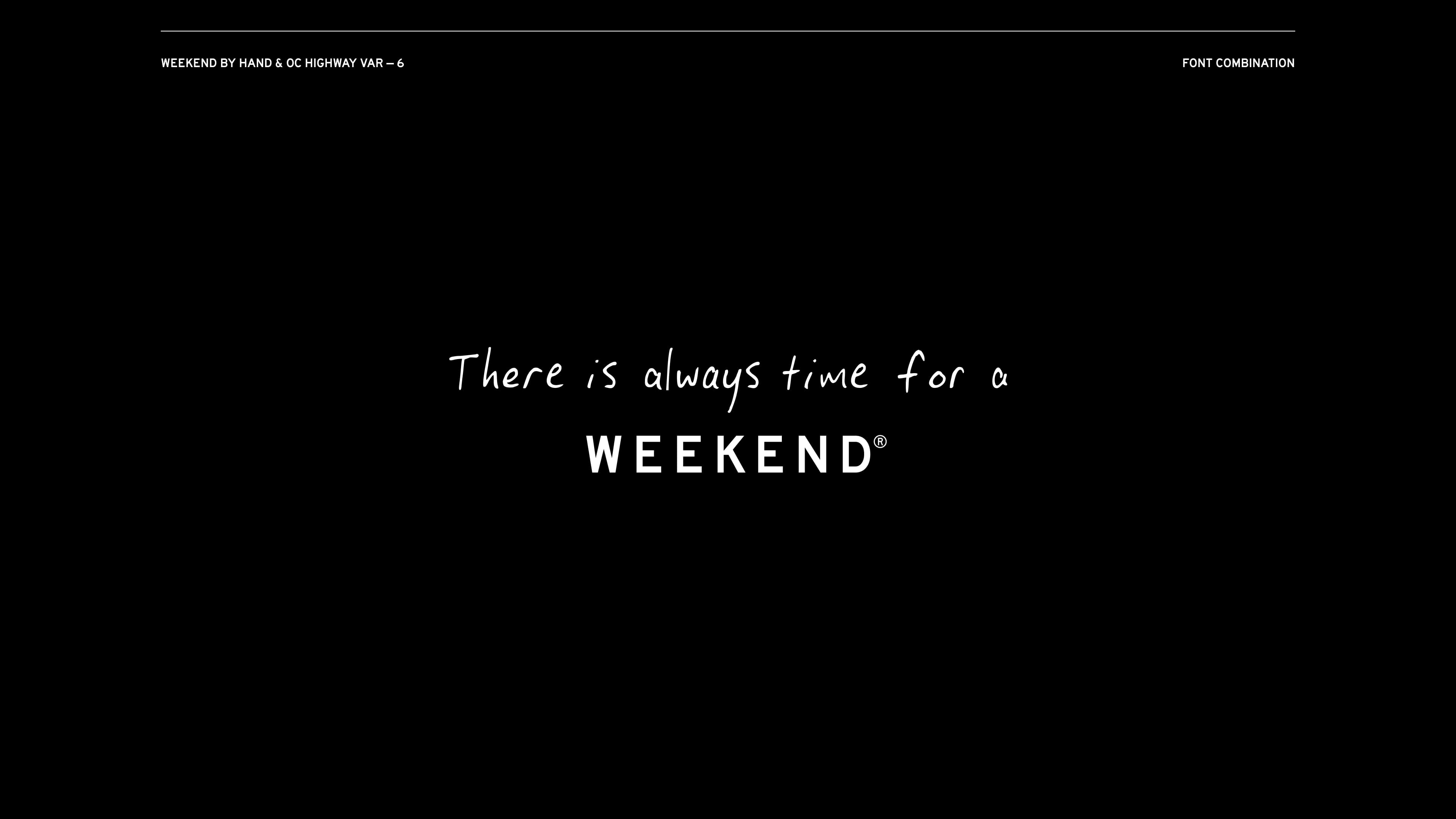 weekend message