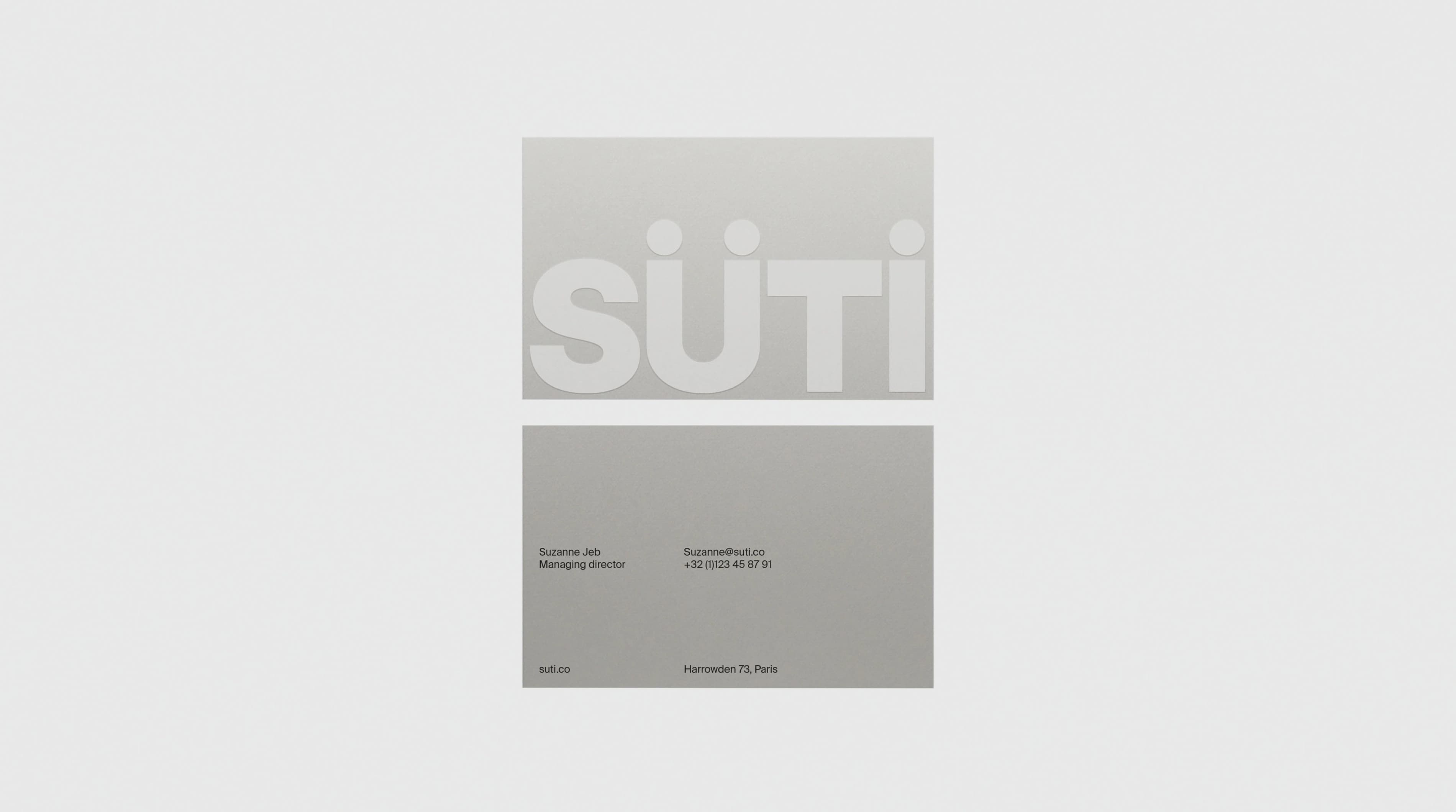 suti business cards