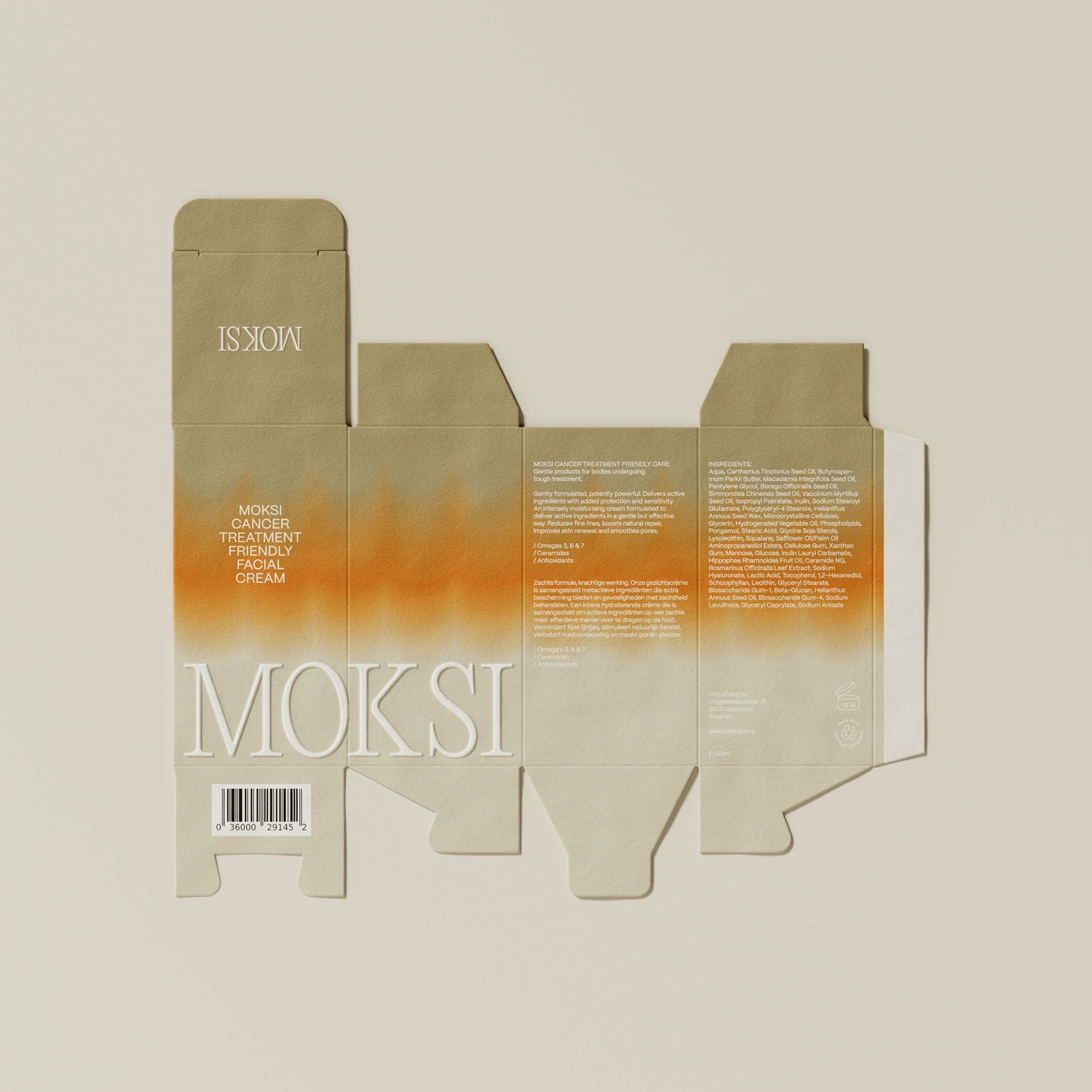 moksi facial cream box flat